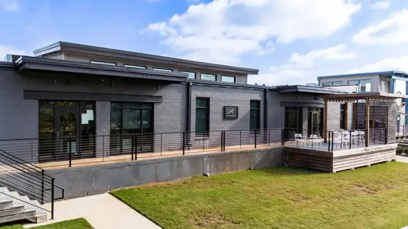 Image of GMC headquarters outdoor foundation 