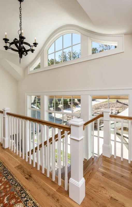 Stairs Overlooking Front yard View