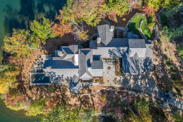 the reserve at lake keowee xvi bird eye image