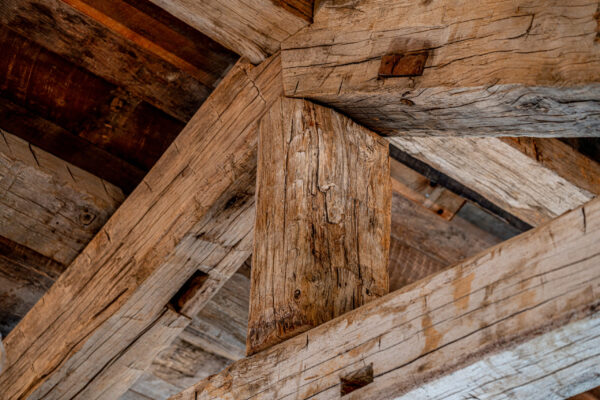 wooden beams