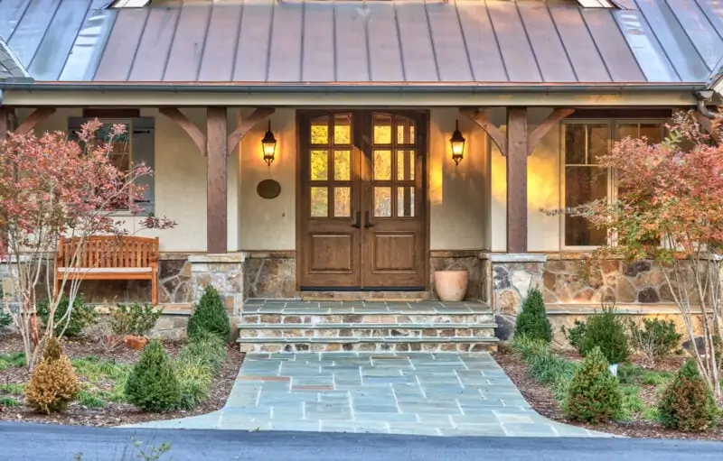 Walkway to the Front Door and Patio