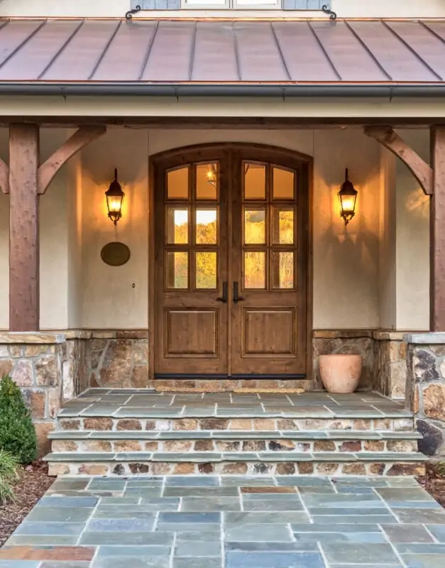 Walkway to the Front Door and Patio