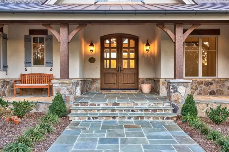 Walkway to the Front Door and Patio