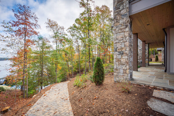 The Cliffs at Keowee Falls South V side path leading to the rear exterior