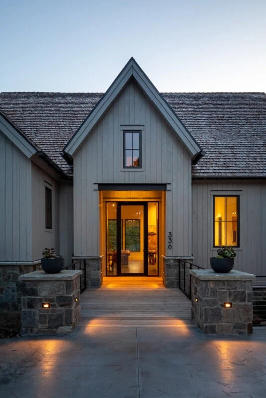 Custom home Justin Campbell worked on