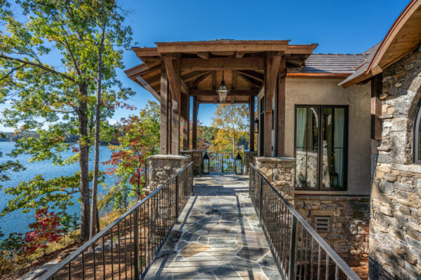 Walkway to patio area