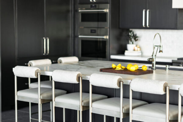 modern kitchen with island