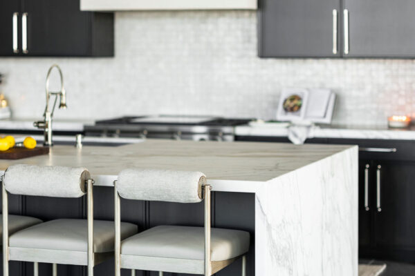 modern kitchen with island