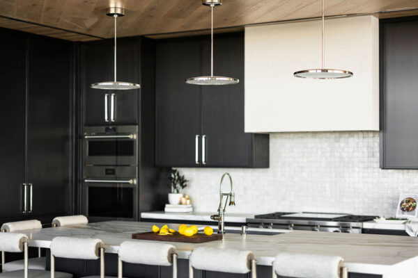 modern kitchen with island