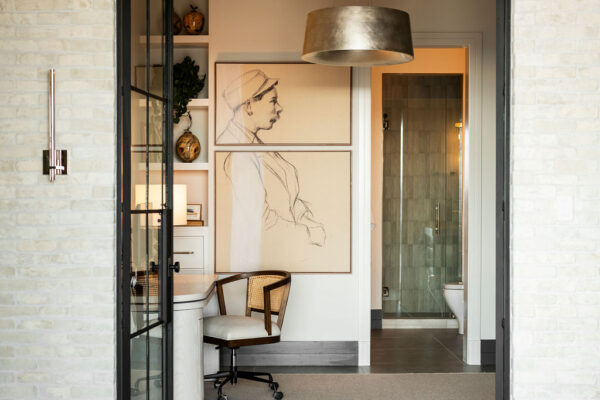 luxury condo hallway