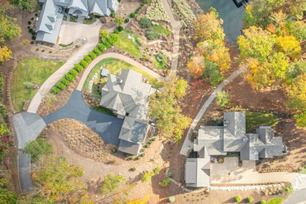 The Cliffs at Keowee Falls South V aerial image of the entire home and property