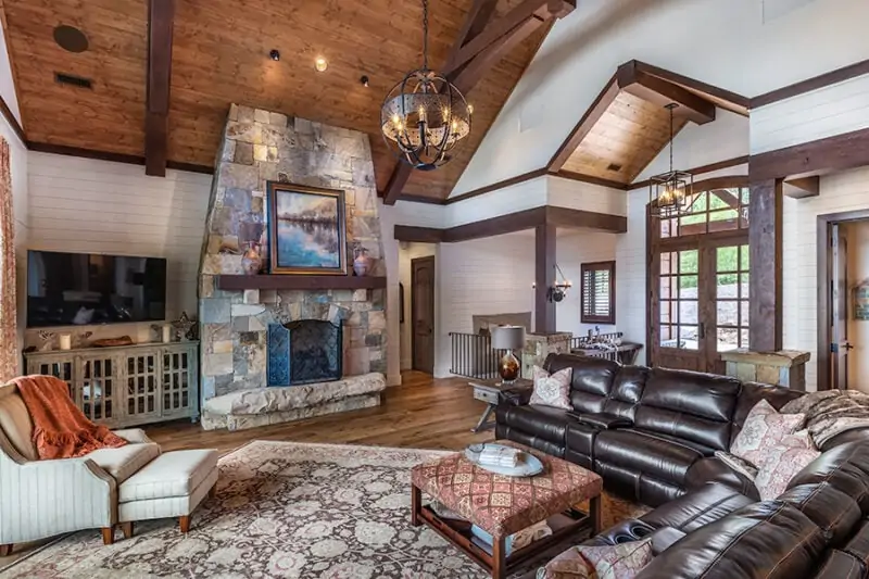 Living Room and Entry Way View