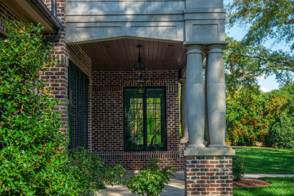 Front entry from the side of Downtown Greenville Residence