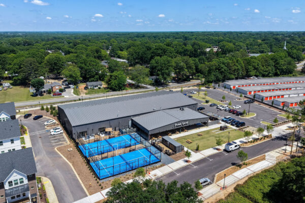 aerial view of pickleyard facility