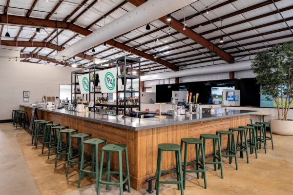 bar seating at the pickleyard