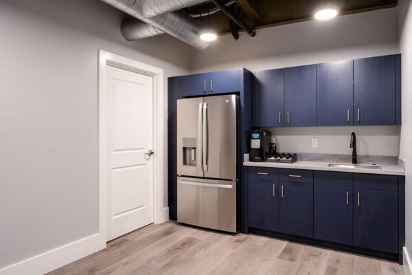 interior office space remodel of Blair | Cato - kitchen