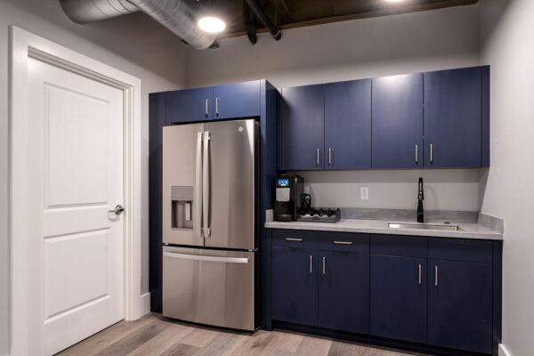 interior office space remodel of Blair | Cato - kitchen