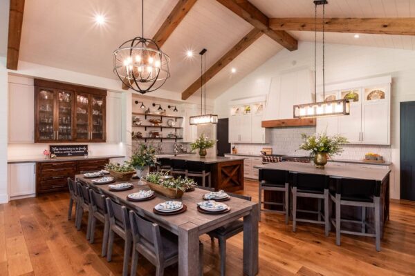 Upstate Barndominium dining area