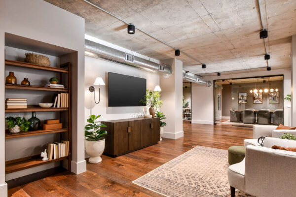 interior of project plus architects buildout