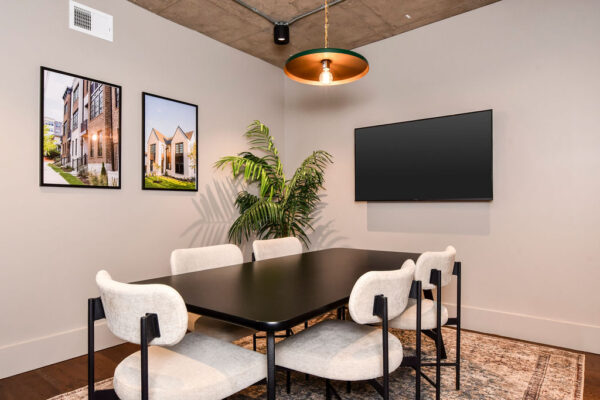 interior of project plus architects buildout