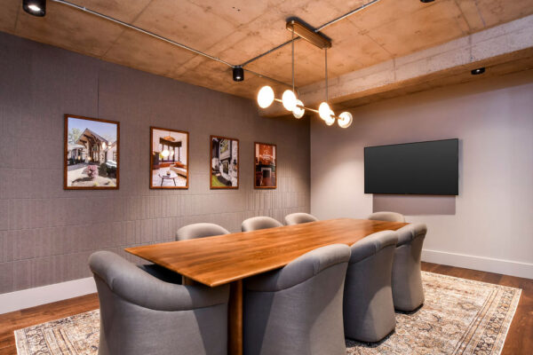 interior of project plus architects buildout
