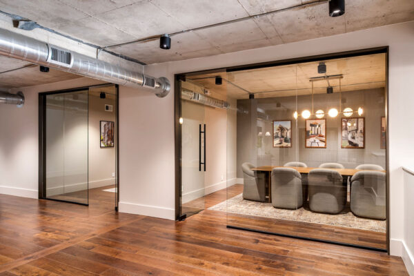 interior of project plus architects buildout