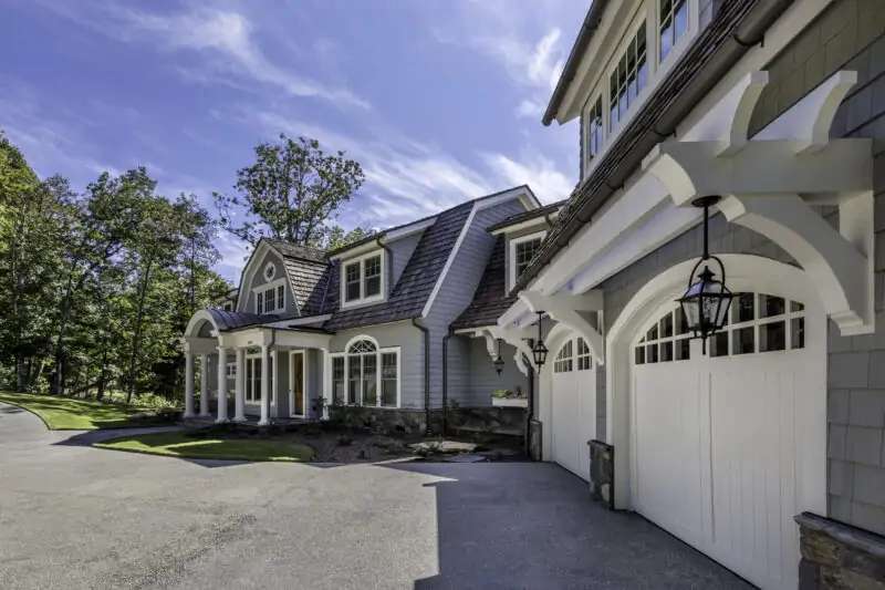 Front View of the House, from the Garage View