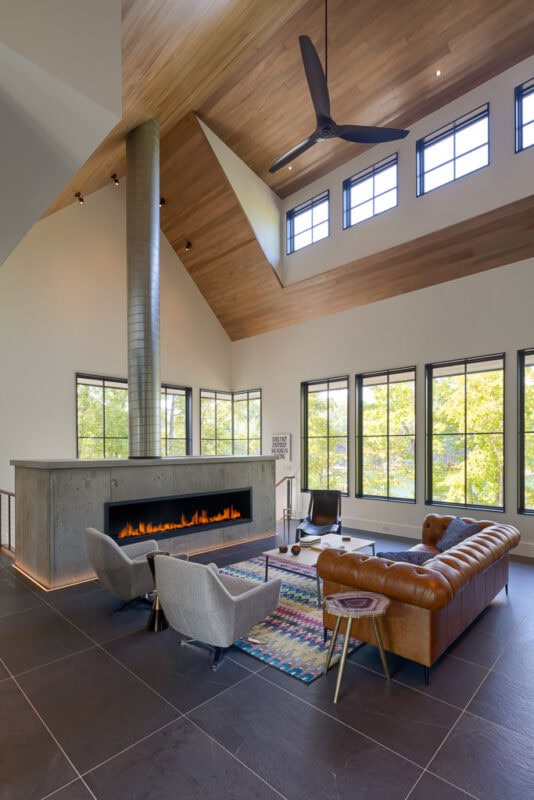 lake house living room 