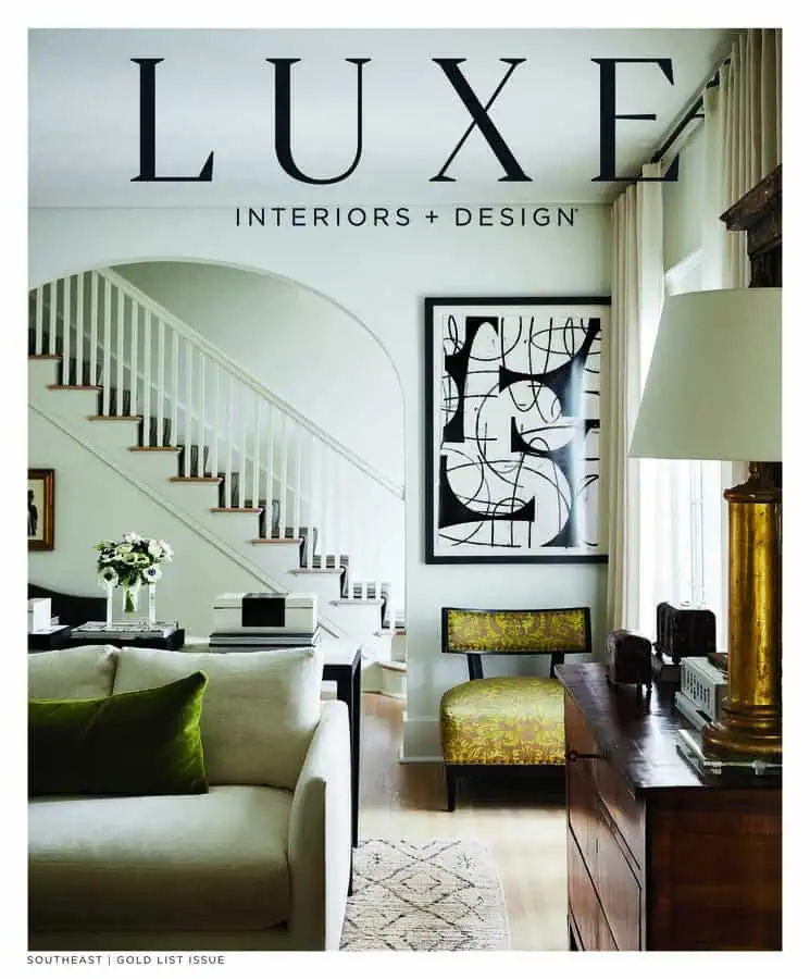 Cover of Luxe Interiors + Design January Issue