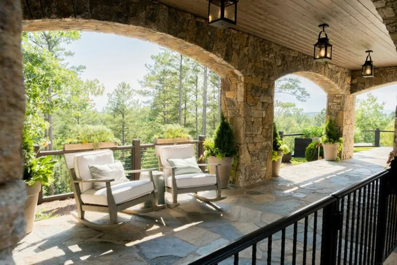 porch with views