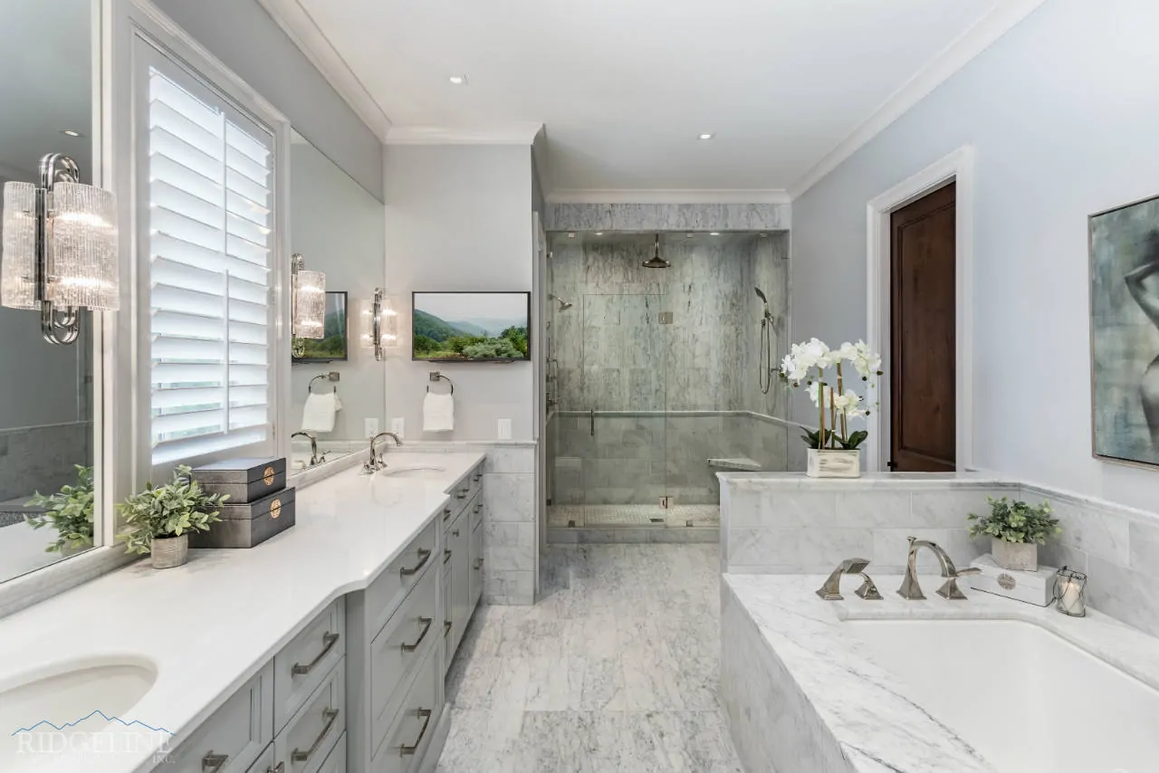 5 Gorgeous Custom Bathrooms Ridgeline Construction Group