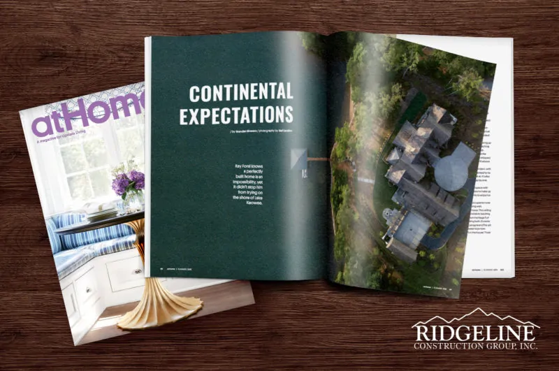 Ridgeline Home Featured in atHome Magazine | Ridgeline Construction