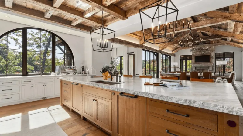 Stone kitchen countertop