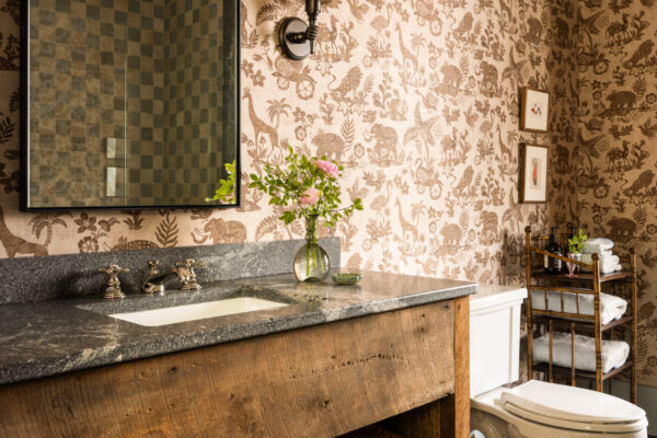 bathroom in cabin home