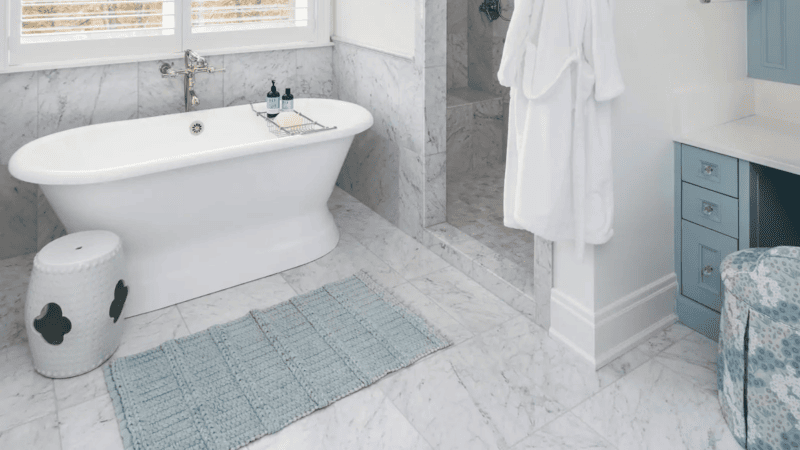 Tile bathroom